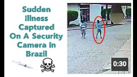 Sudden Illness Captured On A Security Camera In Brazil 💉☠️