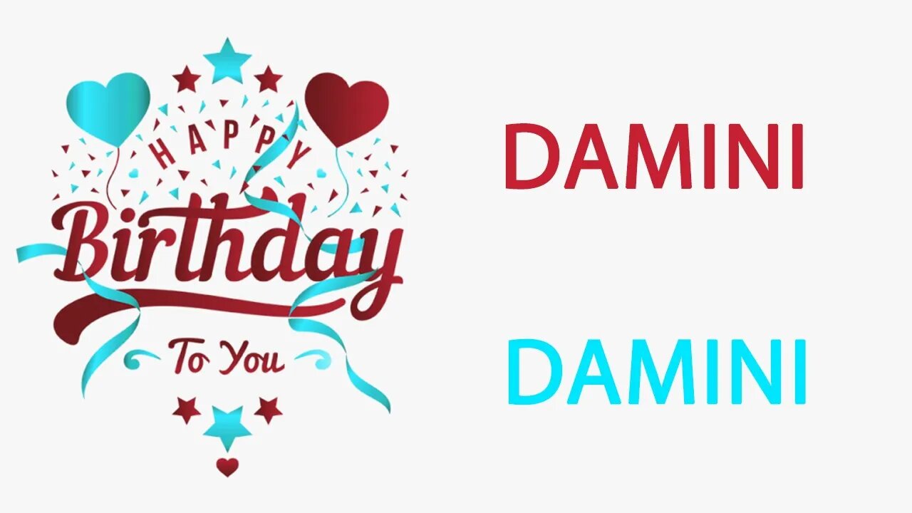 Happy Birthday to Damini - Hindi Birthday Wish From Birthday Bash