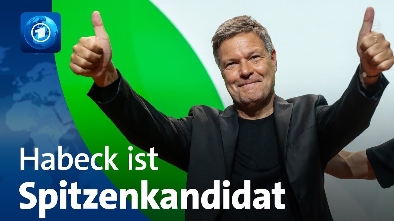 Grüne wählen Habeck zum Spitzenkandidaten