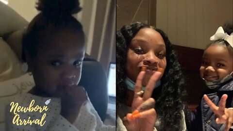 DaBaby's Daughter Serenity Won't Let Mom Meme Watch Power Finale!