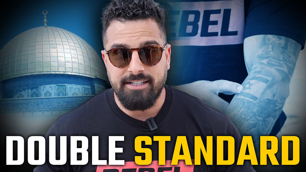 Avi Yemini DEFIES order to cover Israeli flag tattoo on Temple Mount