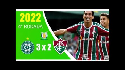 FLUMINENSE 2X3 CORITIBA 01/05/2022 - MELHORES MOMENTOS - VIRADA HISTÓRICA