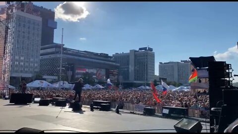 A concert in honor of the Day of Russia was held in Minsk, Belarus