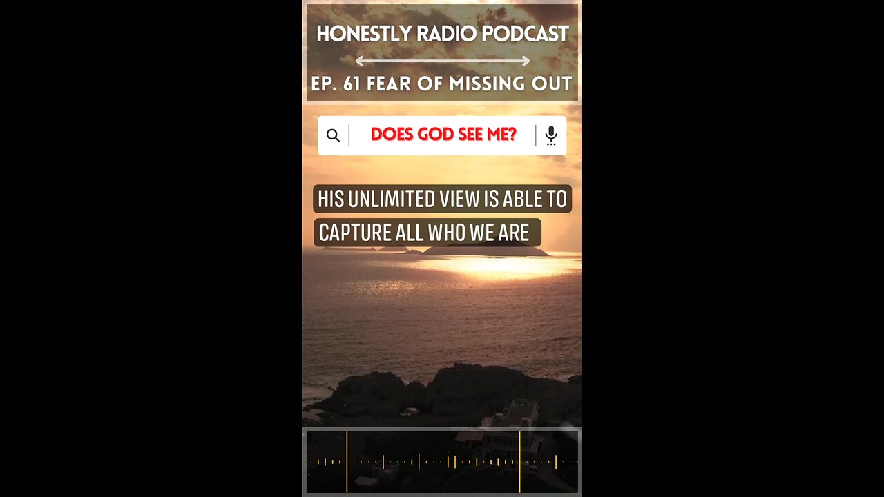 God doesn’t see things the way you see them. Jesus looks at the heart. | Honestly Radio Podcast