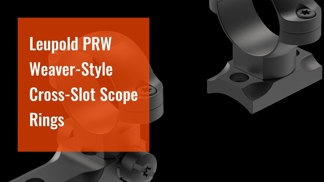 Leupold PRW Weaver-Style Cross-Slot Scope Rings