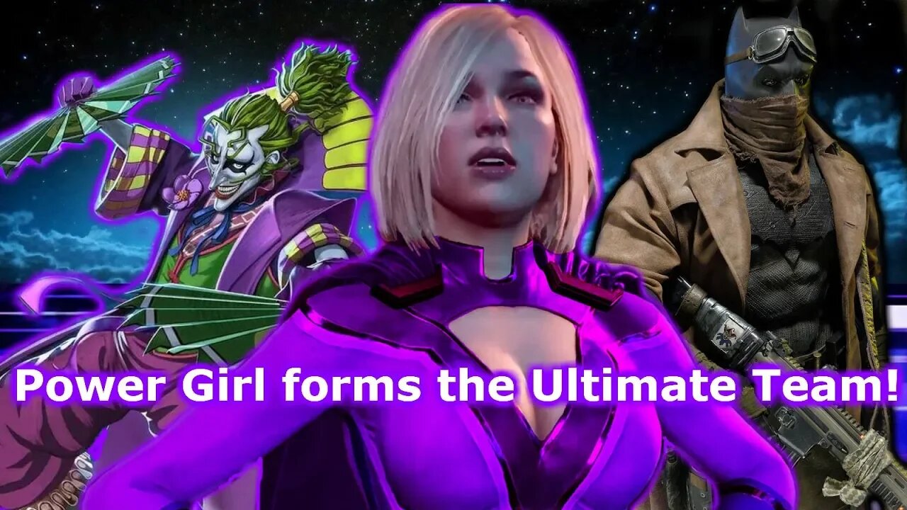 Power Girl has the Ultimate anti-Arkham Knight Batman team!