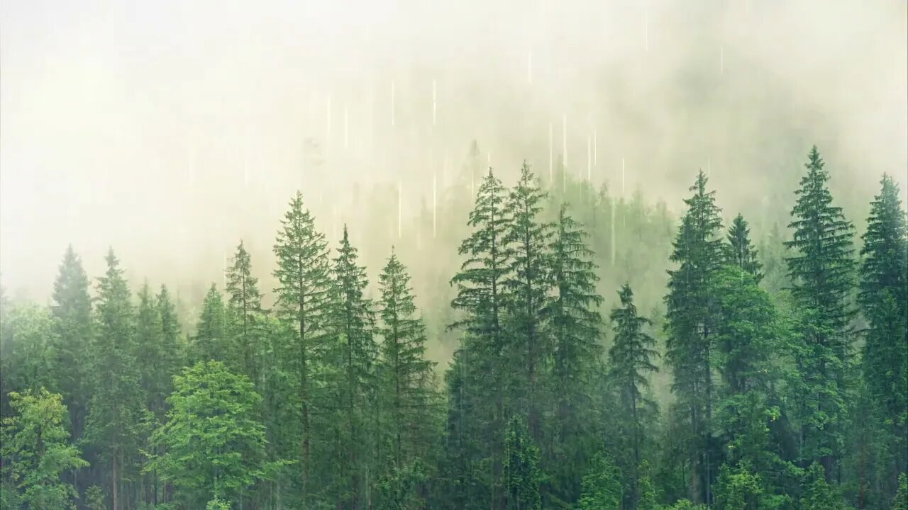 🎧🎼Heavy rain sound effect - Nature white noise background audio - Summer storm Relaxing sounds🎼🎧