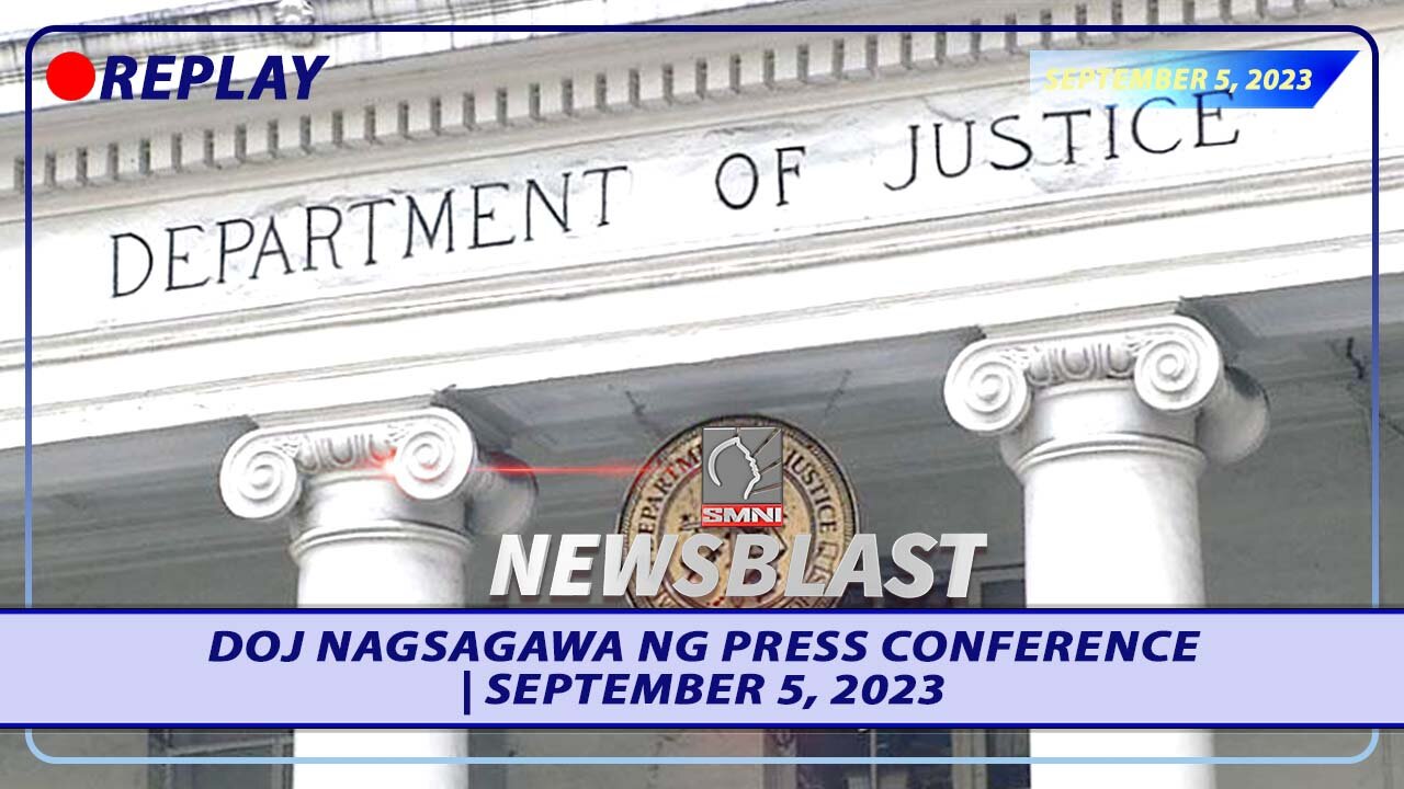 DOJ nagsagawa ng press conference | September 5, 2023