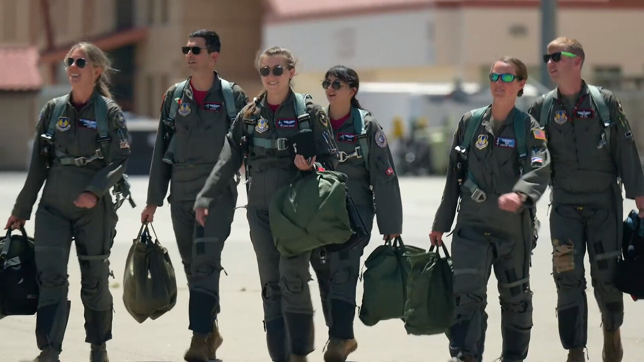 Team Edwards Conducts All Female Flyover for National Women's Soccer League