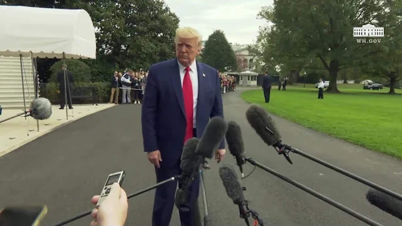 🔴👀🔴 President Trump Delivers Remarks Upon Departure