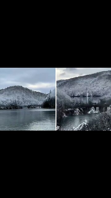 Stunningly gorgeous Plitviče Lakes winter magic in Croatia