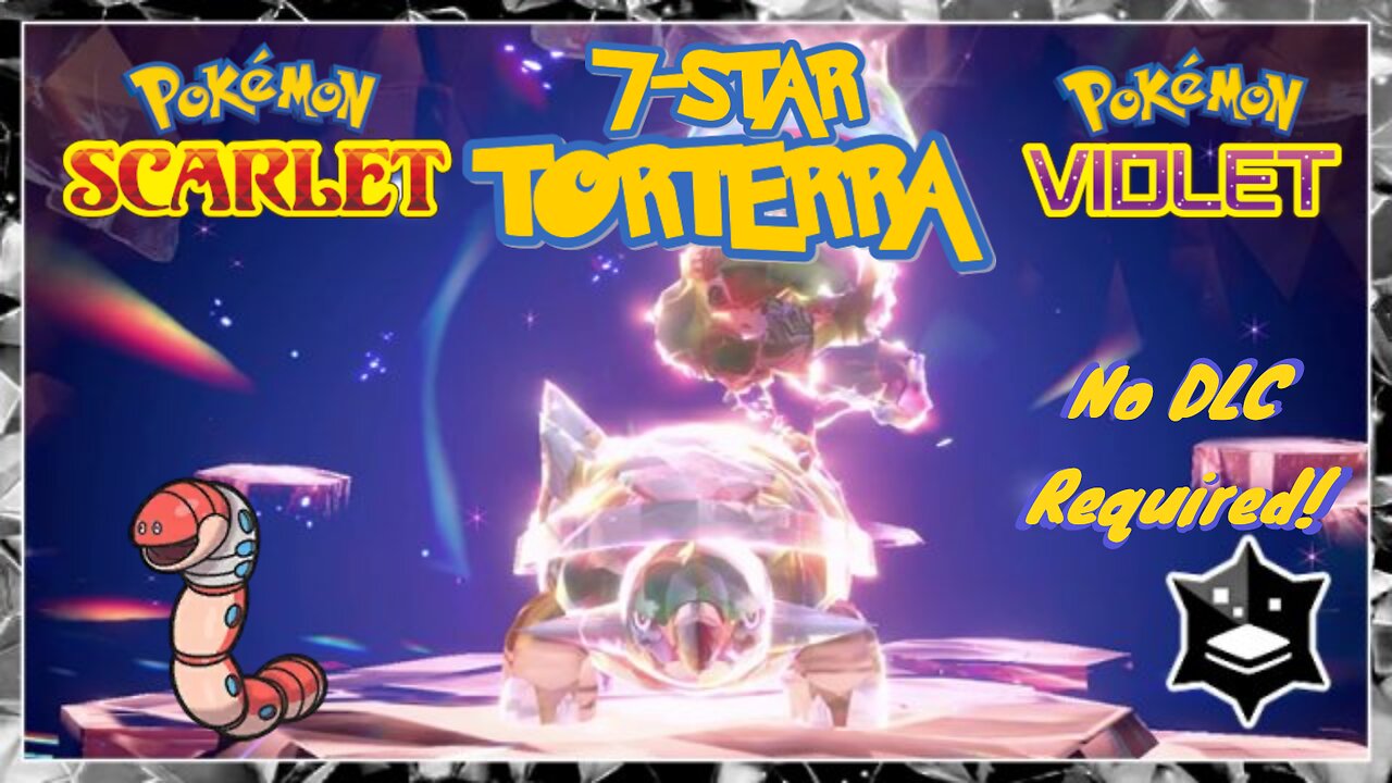 Pokémon Scarlet/Violet: 7-Star Torterra Tera Raid EASY SOLO (No DLC)