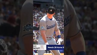 MLB The Show 22 Mike Trout Homerun Derby #shorts