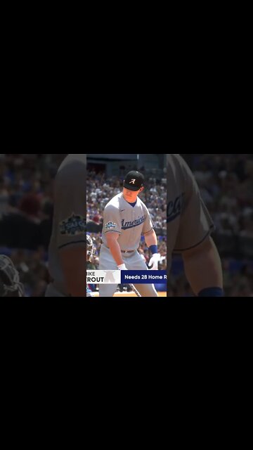 MLB The Show 22 Mike Trout Homerun Derby #shorts