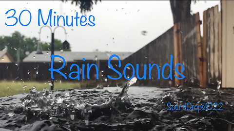 Take A Nap With 30 Minutes Of Rain Sounds Video