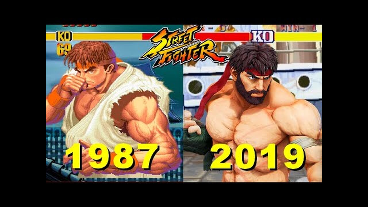 Evolution of Street Fighter 1987-2019