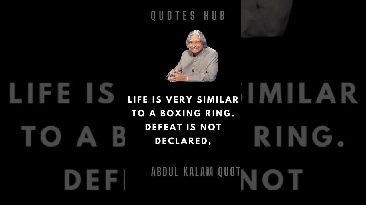 Top Inspirational Quotes on Life || Dr. APJ Abdul Kalam || #quotes || #shorts