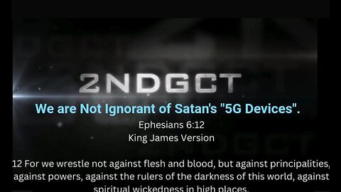 We are Not Ignorant of Satan's "5G Devices". #tech #news #warfare #war #spiritual #crisper #5g