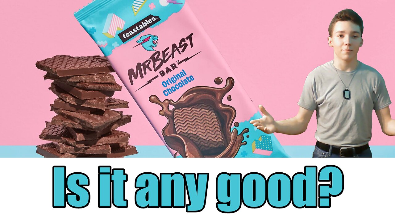 Adventure14 Tries The MrBeast Feastables Chocolate Bar