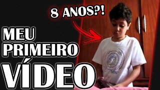 MEU PRIMEIRO VÍDEO do YOUTUBE (100% SECRETO)