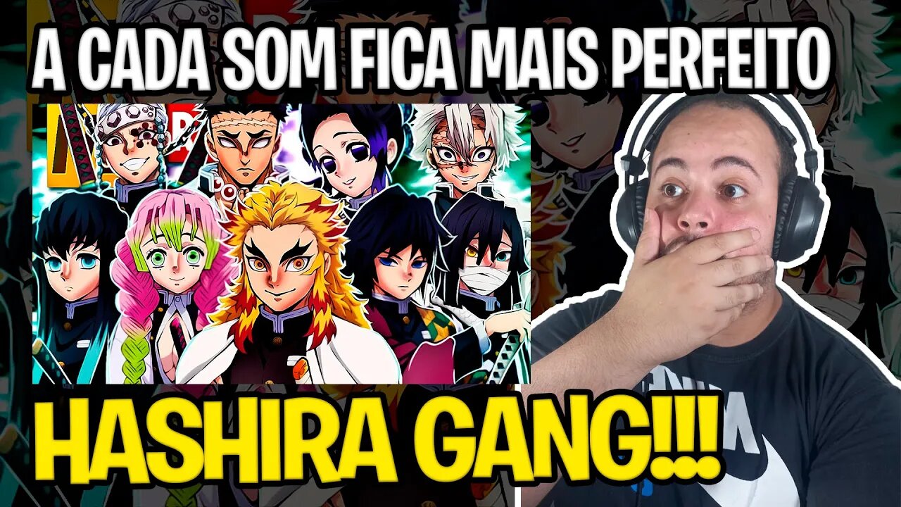 REACT Tipo Hashiras | Hashira é Gang 😏 | (Kimetsu no Yaiba) | Style Trap | Prod. Sid | MHRAP