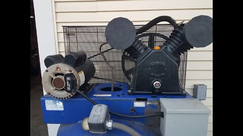 Harbor Freight Replacement Pump on Our Campbell Hausfeld 80 Gallon Compressor