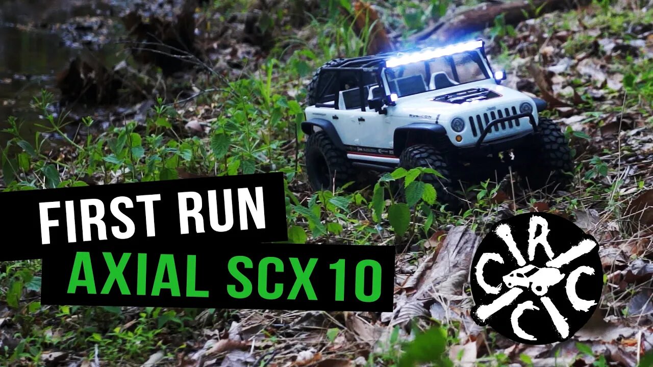 First Run: Axial SCX10 Jeep Rubicon C/R Edition