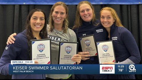 A star in and out of the pool