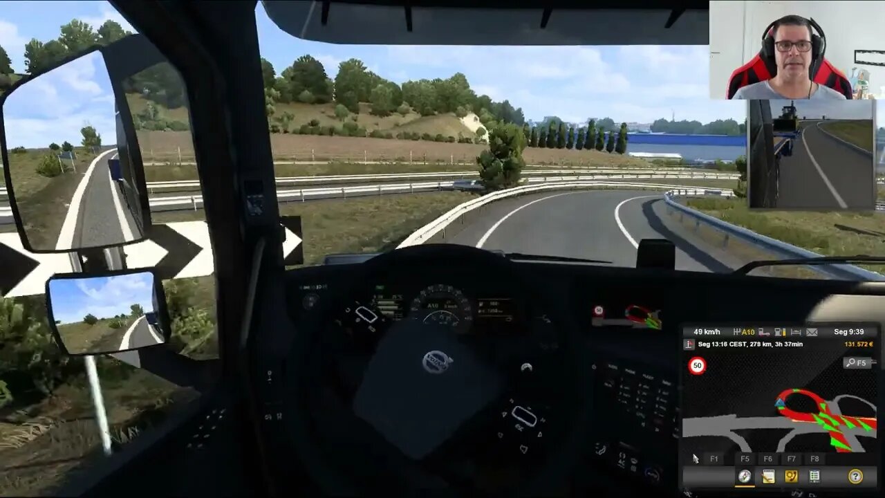 EURO TRUCK SIMULATOR 2 IBÉRIA DLC#24 CHEGADA A MADRID COM A RETROESCAVADORA