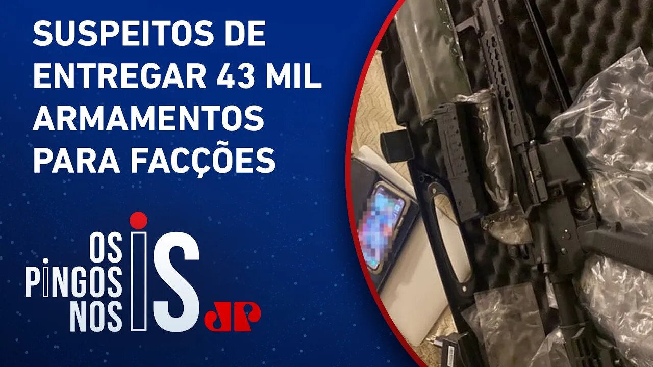 PF faz operação no Brasil, EUA e Paraguai contra tráfico internacional de armas