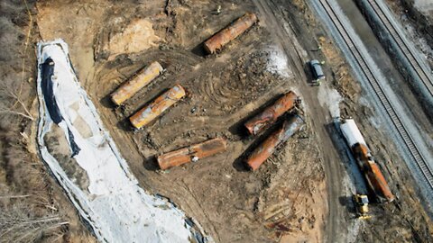 Truck Carrying 40,000 Pounds of Contaminated Soil From East Palestine, Ohio Crashes 04-10-23