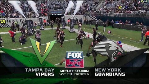 2020-02-09 XFL Tampa Bay Vipers vs New York Guardians