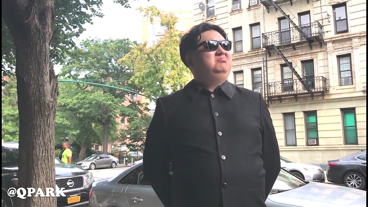 Walking in New york as Kim Jong