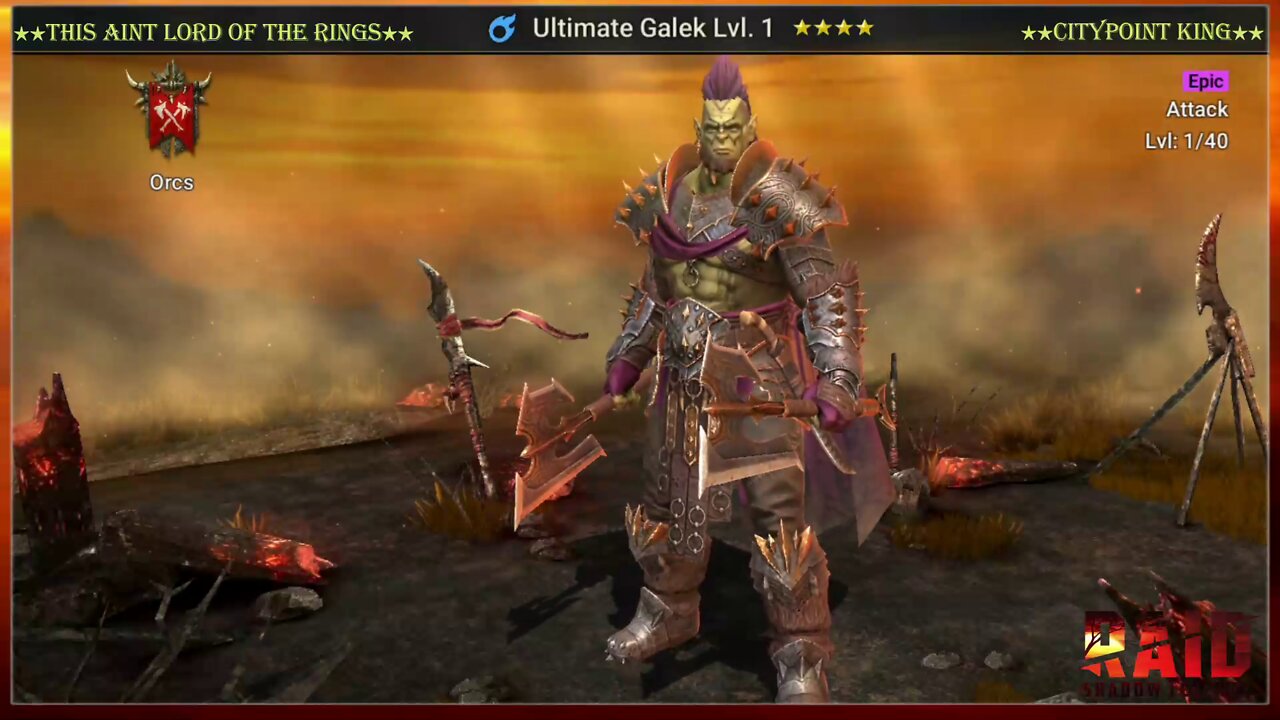 Raid Shadow Legends - Ultimate Galek - Classic Skin