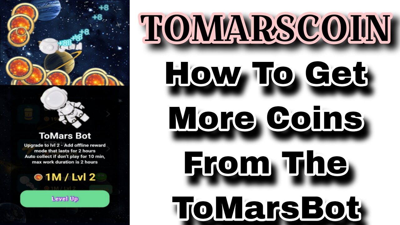 ToMarsCoin | How To Collect More Points Quicker Using ToMars Bot