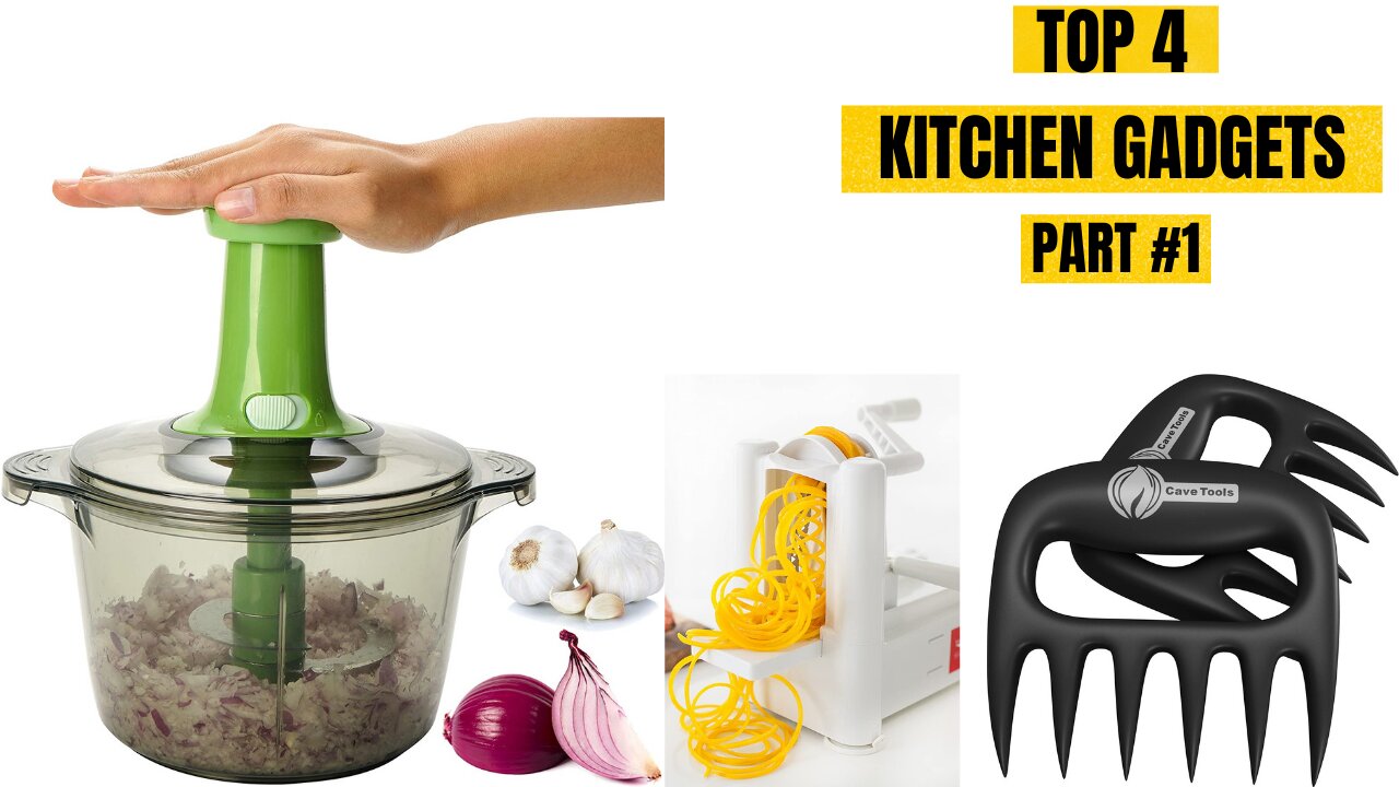 Top 4 Best Kitchen Gadgets| Kitchen Accessories | Home Appliances | Part #1