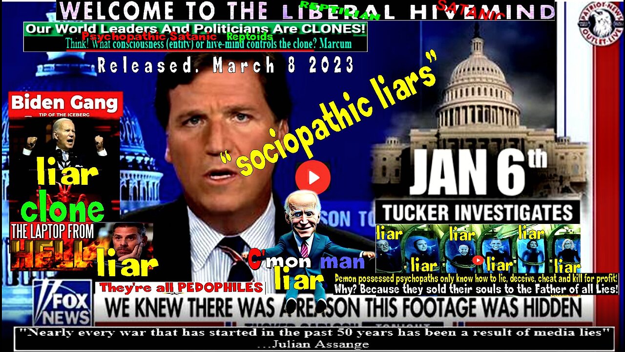 Tucker Carlson Tonight, Jan 6th Video Released. March 8 2023