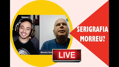 A Serigrafia acabou? Live com Renato Gonçalves