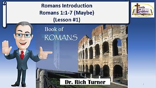 Romans – Introduction – Lesson #1