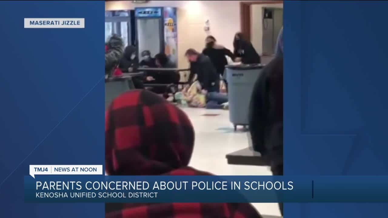 Parents express concerns about police in schools following Kenosha incident