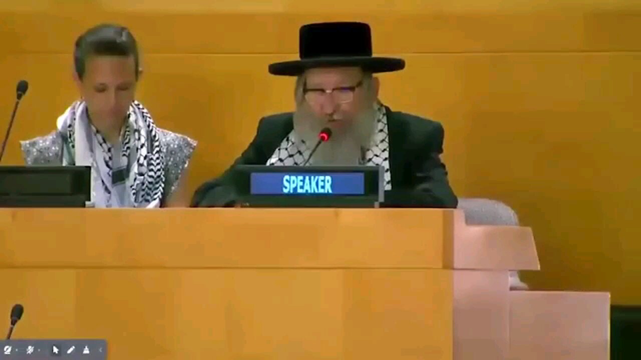 Jewish Rabbi EXPOSES Israel at UN conference