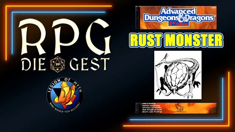 [#13-1.4] - How to use the RUST MONSTER in Advanced Dungeons & Dragons