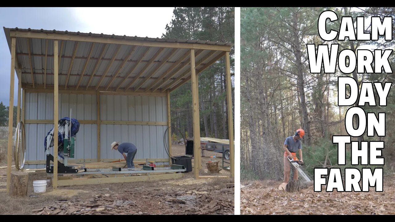 Calm Work Day On The Farm | Born to Be In The Woods!