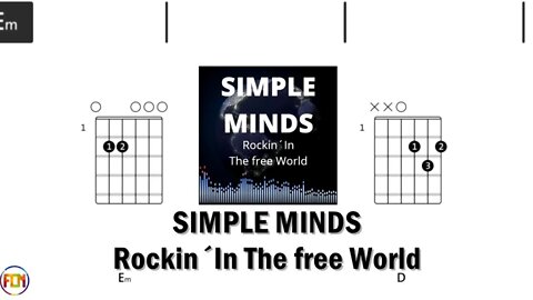 SIMPLE MINDS Rockin´In The free World GUITAR CHORDS & LYRICS