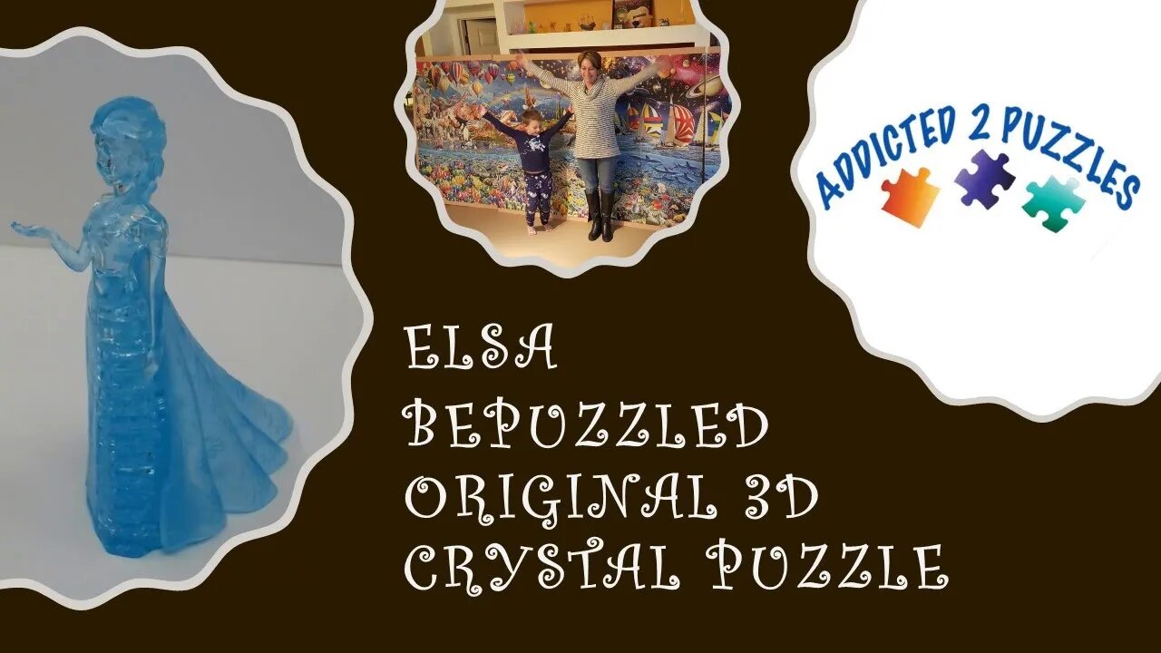 Elsa 3D Crystal Puzzle Tutorial