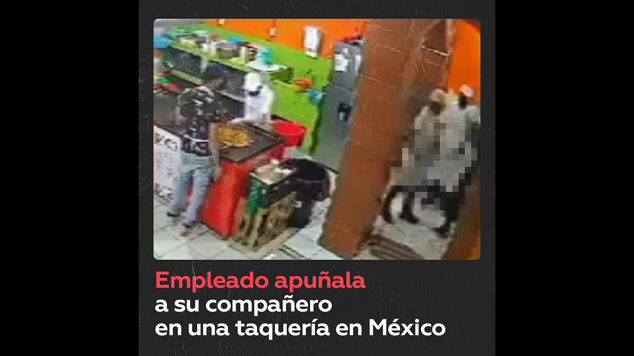 Taquero apuñala a su compañero frente a comensales en México