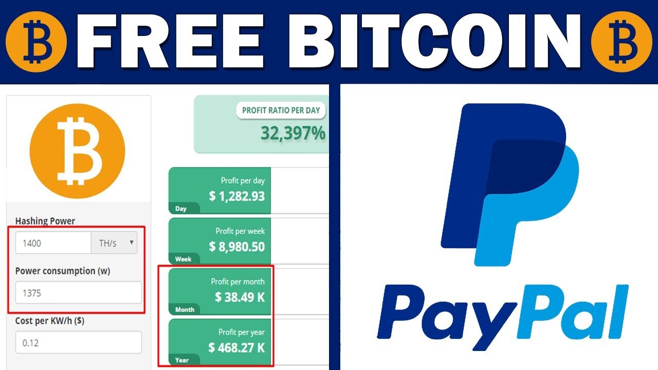 Earn FREE Bitcoin in PayPal Money NO Bitcoin Mining (TimeBucks Payment)