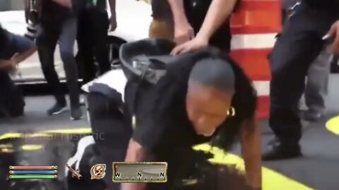 City Guard Takes Arrow to the Elbow from Redguard of the Holy Order - Oblivion NPC