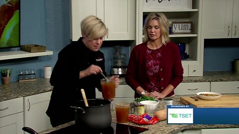 Butternut barley soup