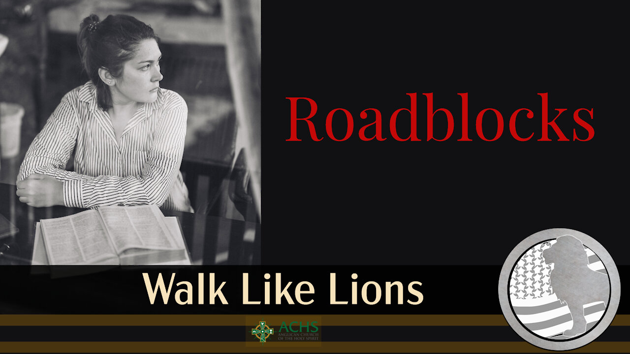 "Roadblocks" Walk Like Lions Christian Daily Devotion with Chappy December 20, 2021